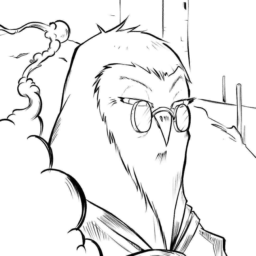Another character that'll be showing up in Ratking--Olfur. He's a royal advisor and good friend of Raek, An old and wise owl that's always had a soft spot for our main character.⁠⁠
.⁠⁠
.⁠⁠
.⁠⁠
.⁠⁠
.⁠⁠
⁠⁠
#art_spotlight⁠ ⁠⁠
⁠⁠